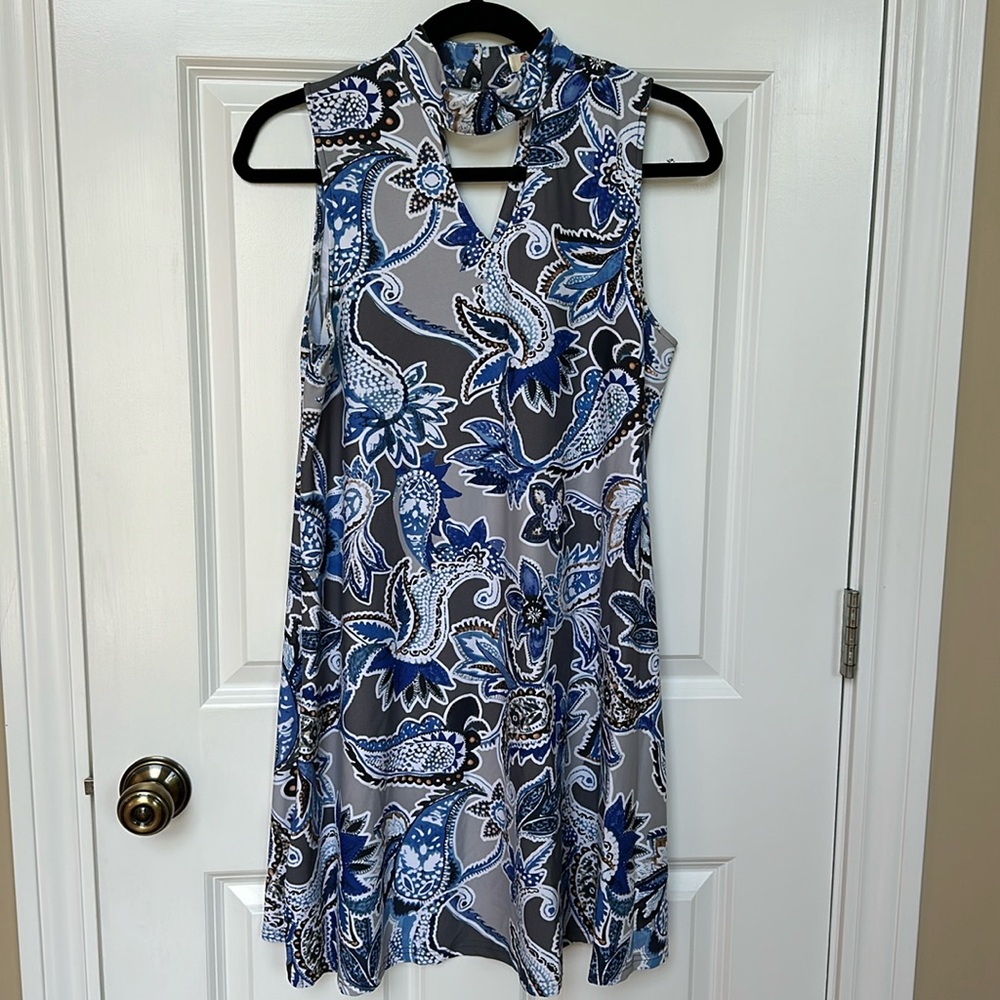 Axyeh Paisley Floral Dress